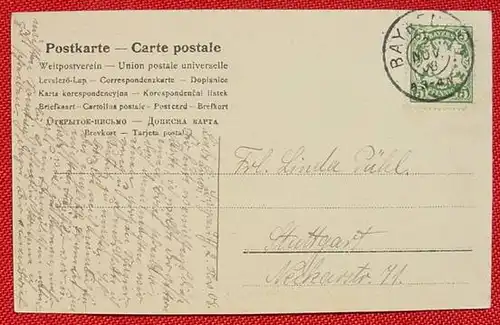 95444 AK Bayreuth 1908 (1032206)