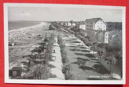 (1031868-PLZ17419) Foto-Ansichtskarte Ostseebad Ahlbeck, mit Marke u. Stempel von 1944. Derzeit gültige Versandkosten mindestens Euro 1,20 