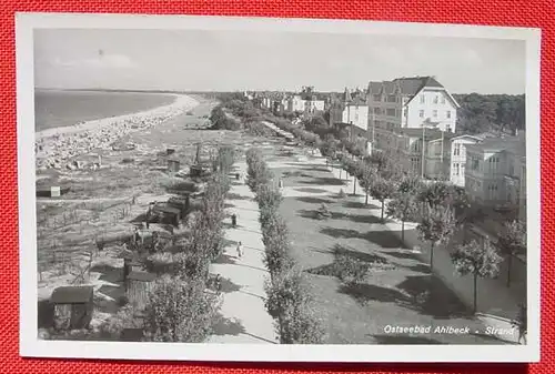 (-PLZ17419) Foto-Ansichtskarte Ostseebad Ahlbeck, mit Marke u. Stempel von 1944. Derzeit gültige Versandkosten mindestens Euro 1,20 