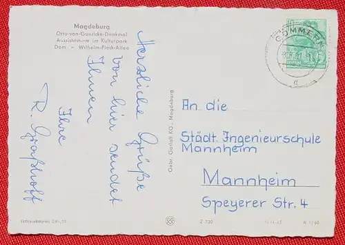 39104 AK Magdeburg 1961 (1032241)