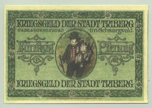 78098 Triberg Kriegsgeld 50 Pf. 1918 (1028574) Notgeld