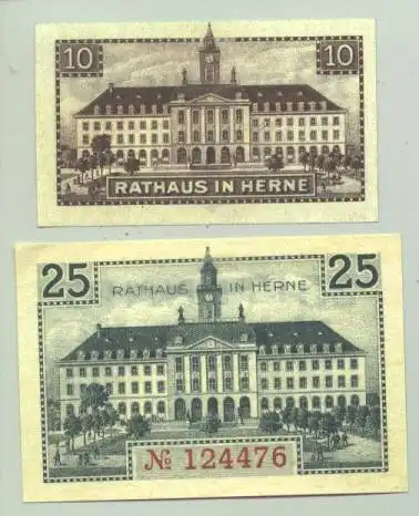 Herne Notgeld 2 x 1918 ()