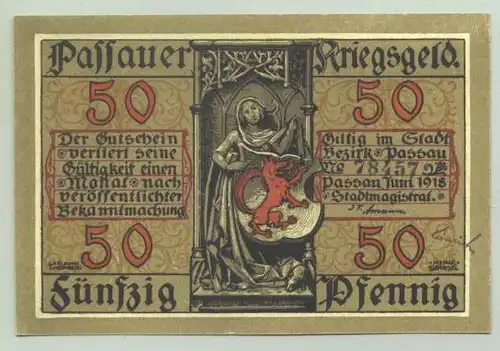 94032 Passau. Notgeld 50 Pfennig 1918 (1028607)