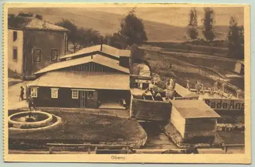 Gibercy. Frankreich, AK 1917 (1026362) Ansichtskarte. Badeanstalt, 1. Weltkrieg 1917