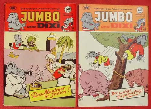 4 x COMIC : Die lustigen Abenteuer von Jumbo und Dixi (1037353)