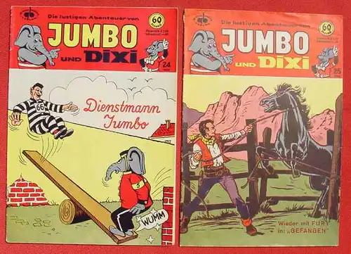 4 x COMIC : Die lustigen Abenteuer von Jumbo und Dixi (1037353)