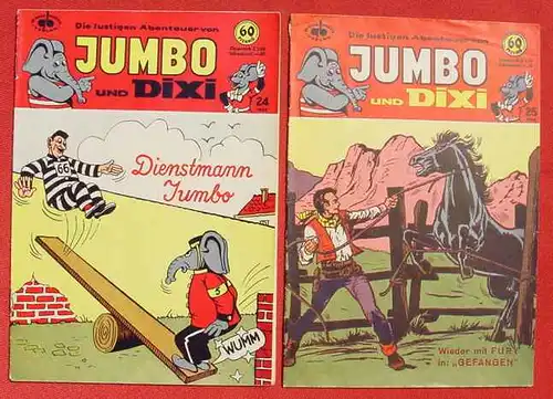 4 x COMIC : Die lustigen Abenteuer von Jumbo und Dixi ()