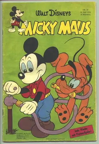 Micky Maus Nr. 20 von 1958. Originalheft ()