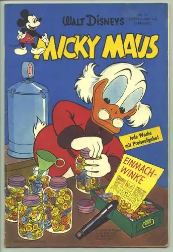 Micky Maus Nr. 35 von 1958. Originalheft (1038019)