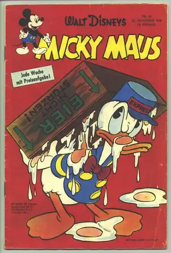 Micky Maus Nr. 46 von 1958. Originalheft (1038022)