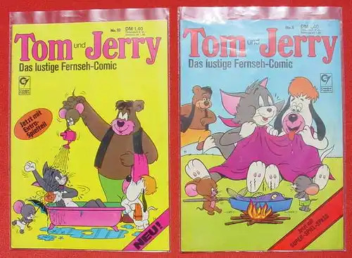 5 x Comic. Tom und Jerry. Condor, Gb. 1976-93 ()