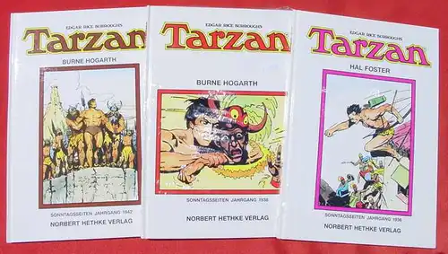 Comic. 7 Tarzan-Buecher Sonntagsseiten ab 1936 ()