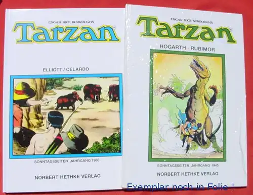 Comic. 7 Tarzan-Buecher Sonntagsseiten ab 1936 ()