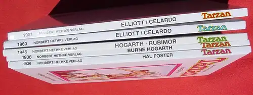 Comic. 5 Tarzan-Buecher Sonntagsseiten ab 1936 ()