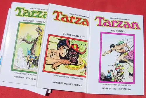 Comic. 5 Tarzan-Buecher Sonntagsseiten ab 1936 ()