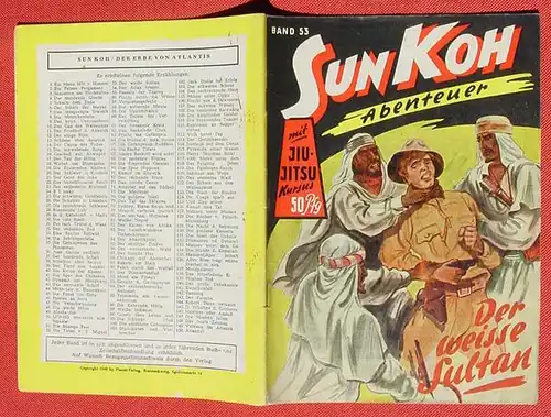 (1047674) SUN KOH Abenteuer, Utopisch, Heft Nr. 53, Planet-Verlag, Braunschweig, um 1951, siehe bitte Bild u. Beschreibung