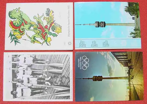 (1047747) Olympiade 1972 München, acht diverse Ansichtskarten in gutem Zustand, siehe bitte Bilder