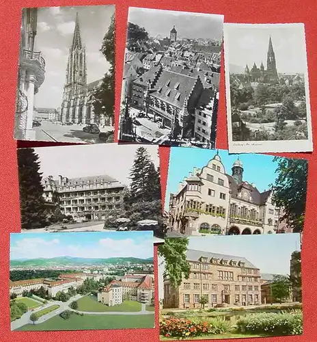 (1047759) Freiburg / Baden 7 x AK ab 1960, siehe bitte Bilder