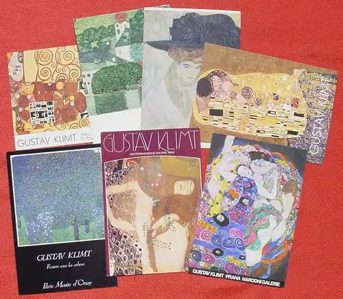 (1047761) Kunst-AK Gustav Klimt 7 x diverse Verlage, siehe bitte Bilder