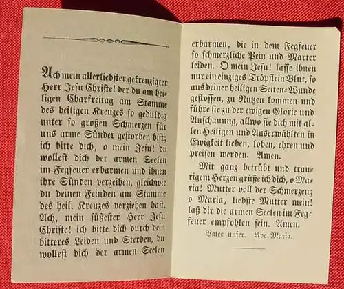 Sehr altes Gebetsblaettchen mit Heiligenbild. Lutzenberger, Altoetting (1038373)