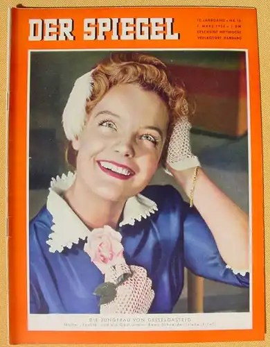 Der Spiegel vom 7. Maerz 1956 'Romy Schneider' ()