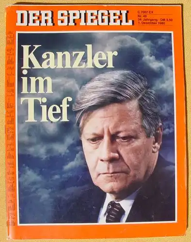 Der Spiegel vom 1. Dezember 1980. 'Helmut Schmidt' ()