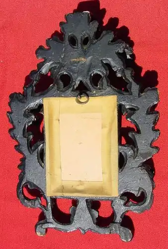 Alter Spiegel in geschnitztem Zier-Holzrahmen (1019532)