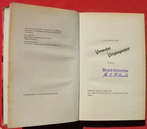 H. A. Wagener "Verwehte Vergangenheit". Kriminalroman (0320232)