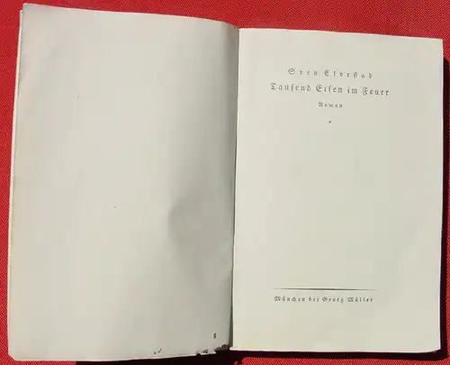 Sven Elvestad "Tausend Eisen im Feuer". Kriminalroman (0320249)