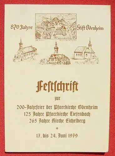 Festschrift. 200-Jahre Pfarrkirche Odenheim, 1979 ()