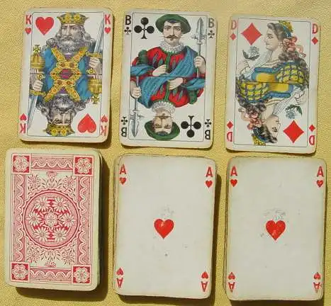 2 alte Kartenspiele. Dondorf, FfM. (1030993)