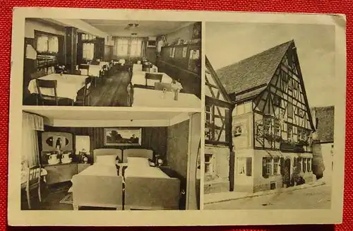 91541 AK Rothenburg o. T. Gasthaus um 1937 ()