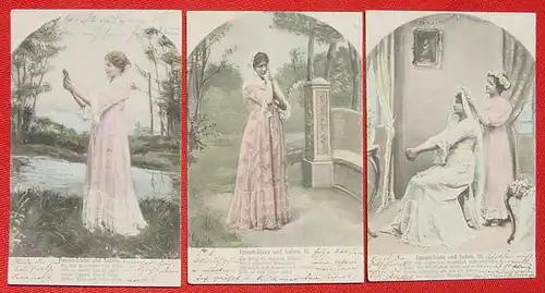 6 x AK-Serie Frauen-Liebe. 1904 (1032871)