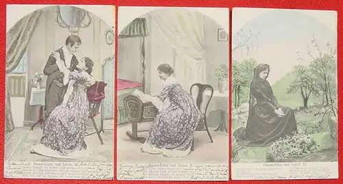 6 x AK-Serie Frauen-Liebe. 1904 ()