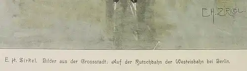 Westeisbahn BERLIN. Kunstblatt um 1902 (1031115)