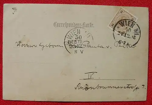 Wien Kuenstler Autograph 1898 (1031632)