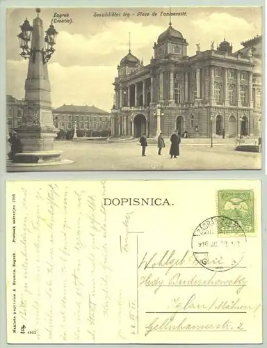 Zagreb, Kroatien, 1910 (1026577)
