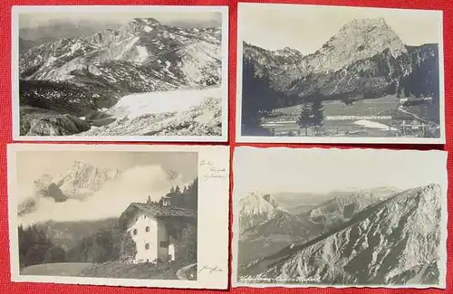 8 x AK Berghuetten / Gebirge, um 1930er ? ()