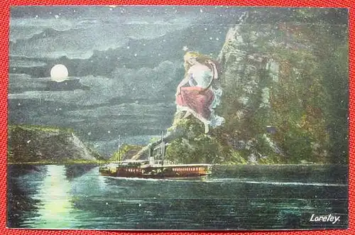 AK Loreley bei Nacht, um 1915 ? ()