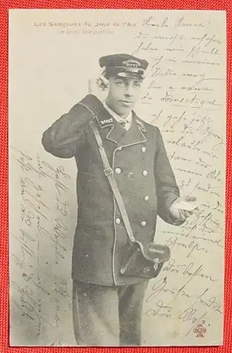 AK Telegramm-Bote 1904 (1032918)
