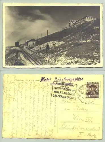 Schafberg / Salzk. 1936 (intern : )