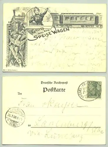 Speisewagen /Eisenbahn 1900 (1005713)