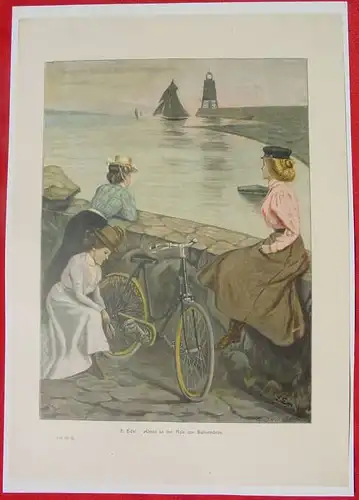 Swinemuende. Kunstblatt um 1902 (1031116)