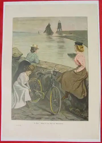 Swinemuende. Kunstblatt um 1902 ()