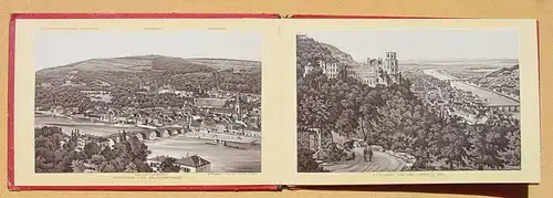 (1008441) "Neues Album von Heidelberg". Leporello um 1880 ?