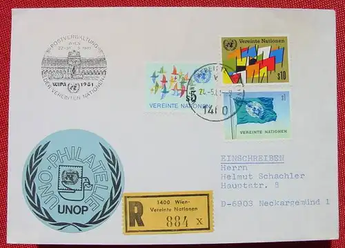 (1038641) E-Brief. Wien UN-Post. SST WIPA 1981