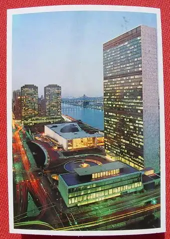 () United Nations New York. Postkarte 1991