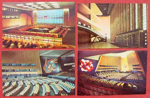 (1038663) United Nations New York. 7 Postkarten