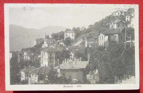 () Brunate – Ville. Italien. Alte Postkarte, siehe bitte Bilder