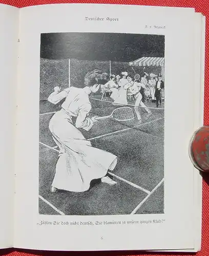 () "Sport" Kulturbilder aus dem Simplicissimus, Bd. 8. Verlag Langen, München 1908. Siehe bitte Beschreibung u. Bilder